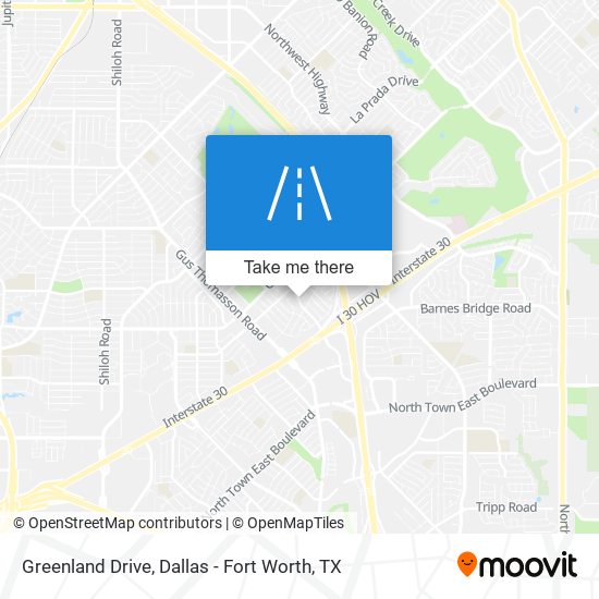 Greenland Drive map