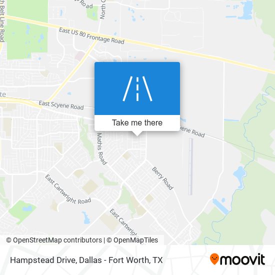 Mapa de Hampstead Drive