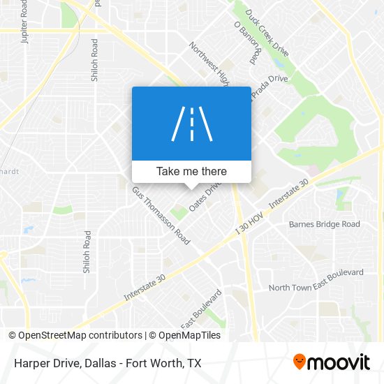 Mapa de Harper Drive