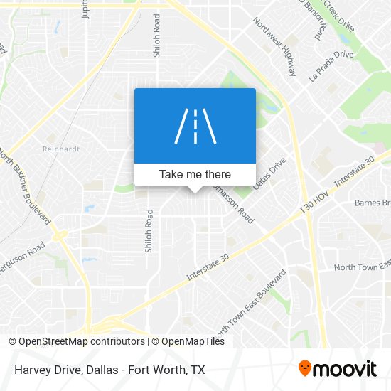 Harvey Drive map