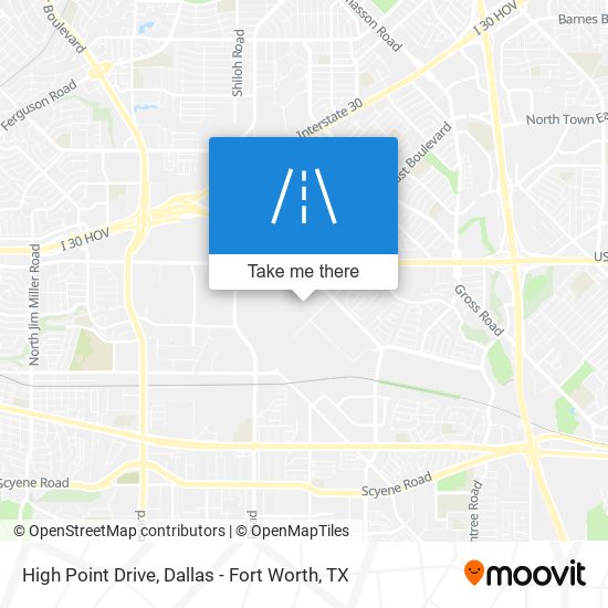 High Point Drive map
