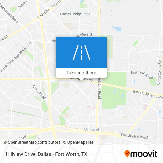 Hillview Drive map