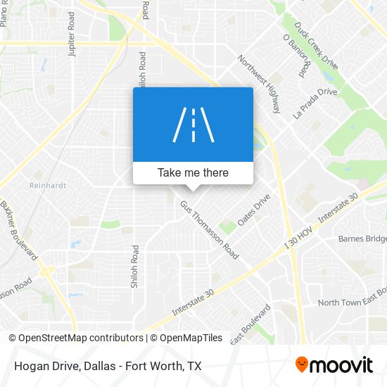 Hogan Drive map