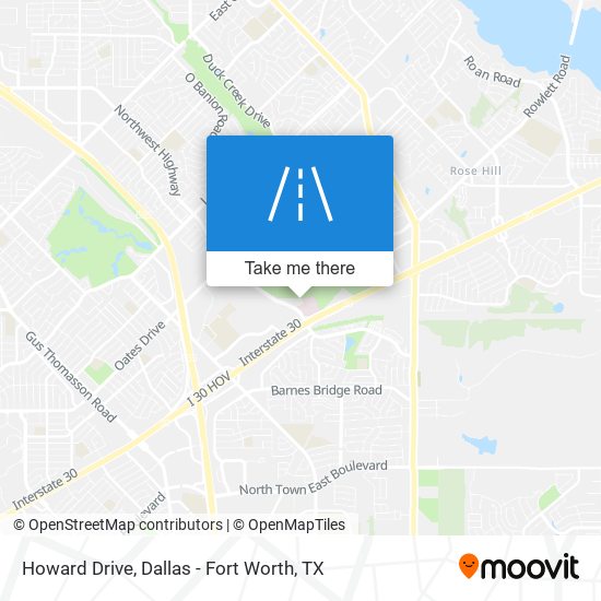 Howard Drive map