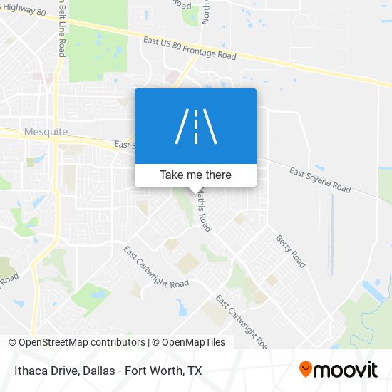Mapa de Ithaca Drive