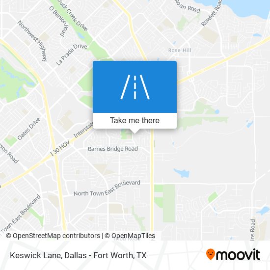 Keswick Lane map