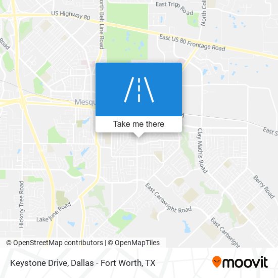 Mapa de Keystone Drive