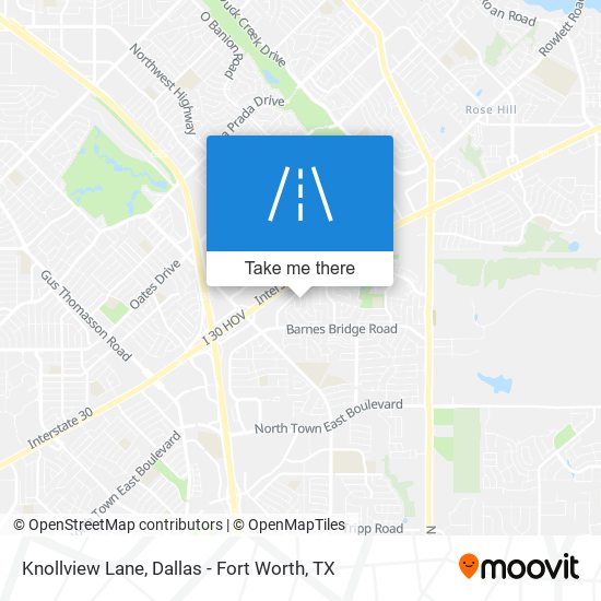 Knollview Lane map