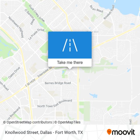 Knollwood Street map