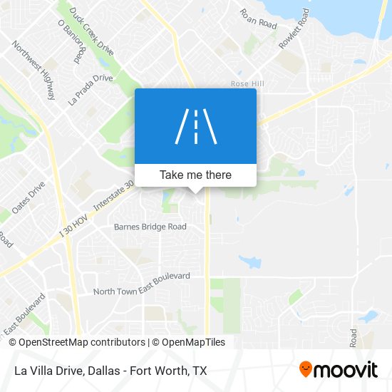 Mapa de La Villa Drive