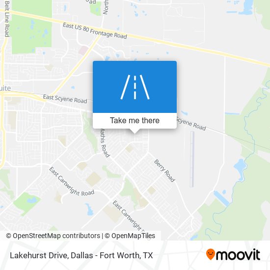 Lakehurst Drive map