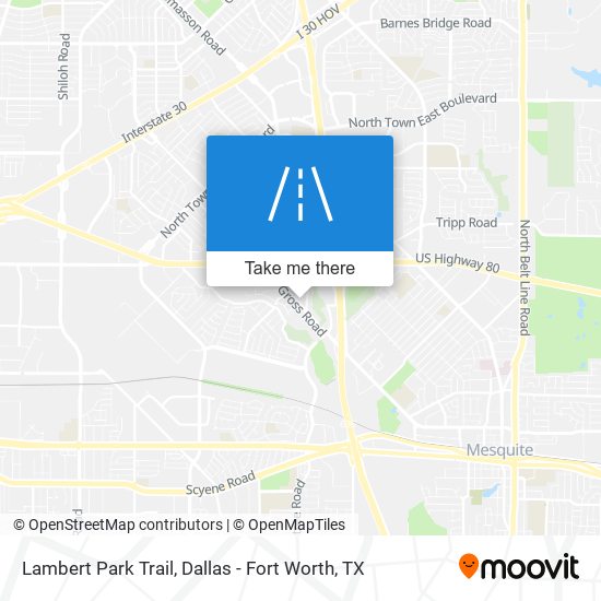 Mapa de Lambert Park Trail