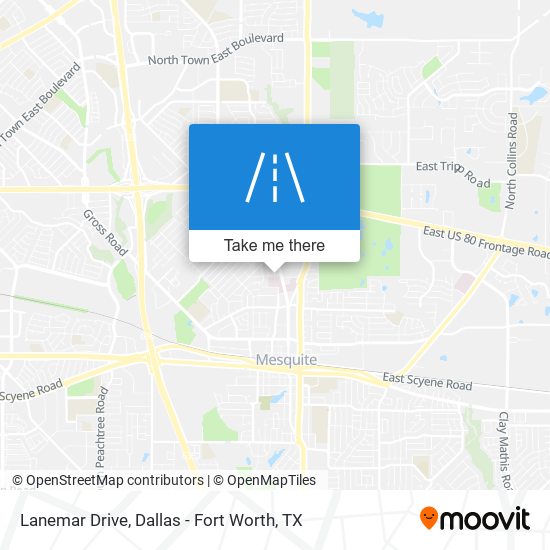 Lanemar Drive map
