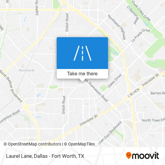 Mapa de Laurel Lane