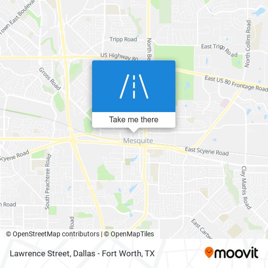 Lawrence Street map