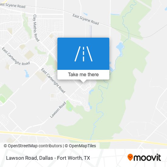 Mapa de Lawson Road
