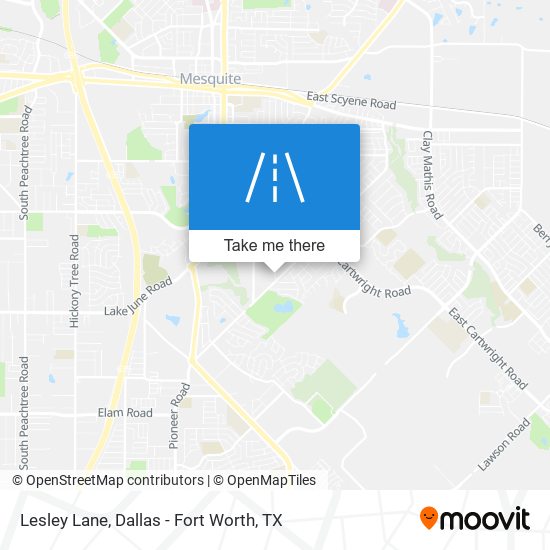 Lesley Lane map