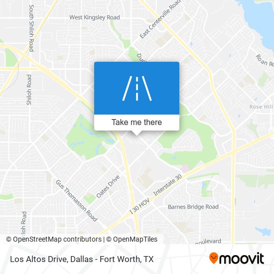 Los Altos Drive map