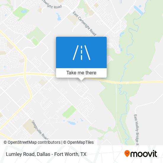 Lumley Road map