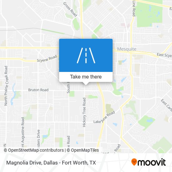 Magnolia Drive map