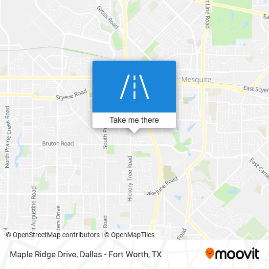 Maple Ridge Drive map