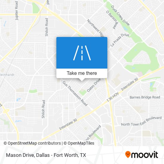 Mason Drive map
