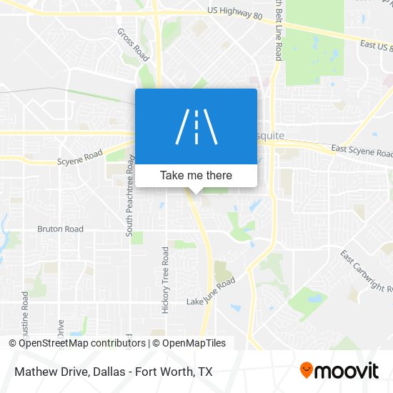 Mapa de Mathew Drive