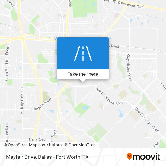 Mayfair Drive map