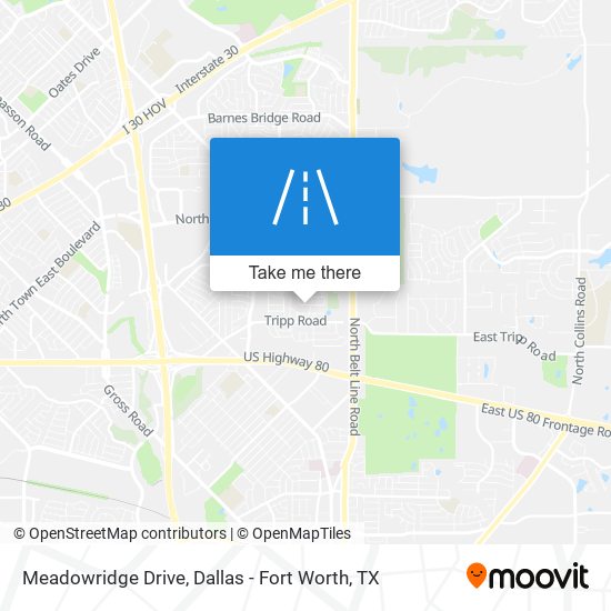 Meadowridge Drive map
