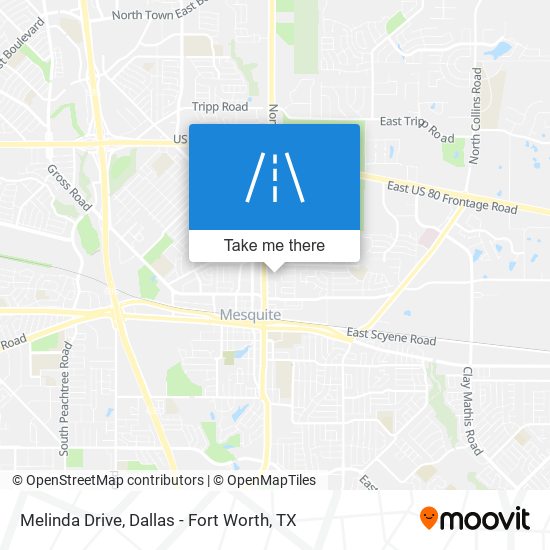 Mapa de Melinda Drive