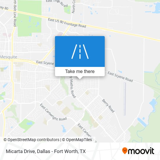 Micarta Drive map