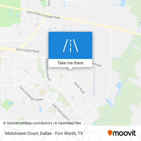Midstream Court map