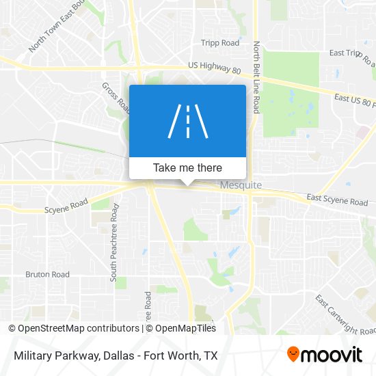 Mapa de Military Parkway