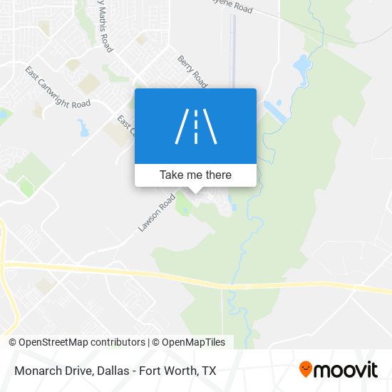 Mapa de Monarch Drive