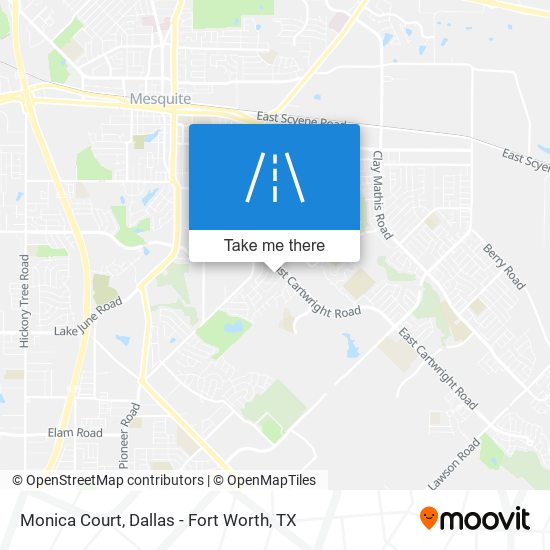 Monica Court map