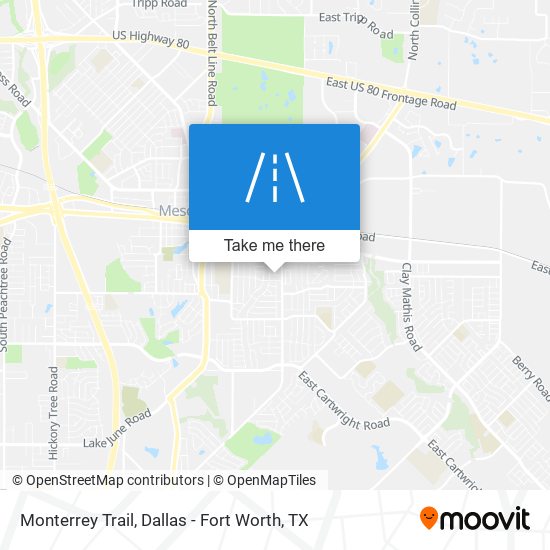 Monterrey Trail map