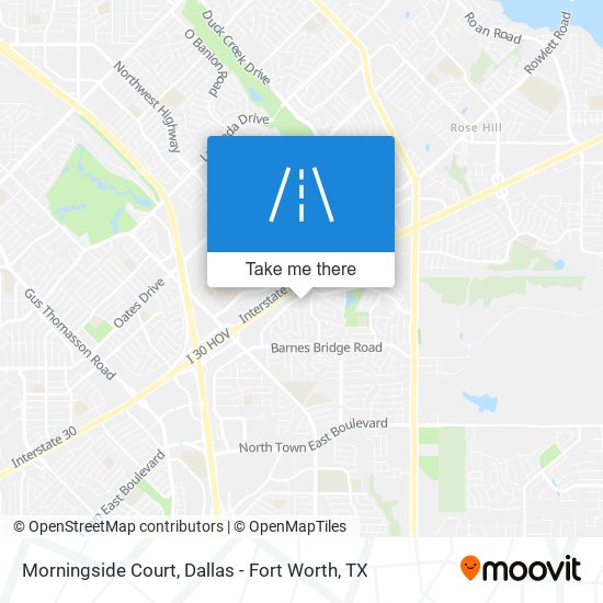 Morningside Court map