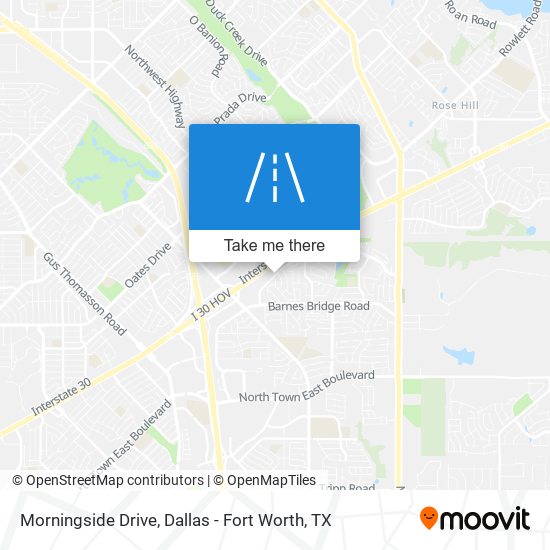 Morningside Drive map