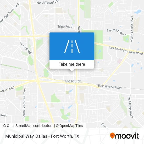 Mapa de Municipal Way