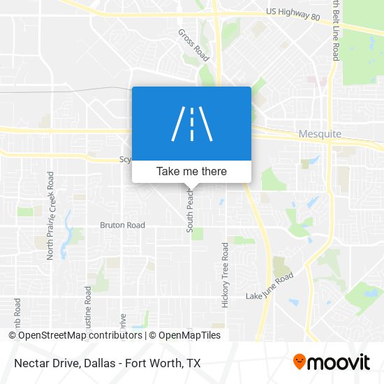 Nectar Drive map