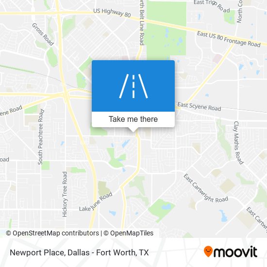 Newport Place map