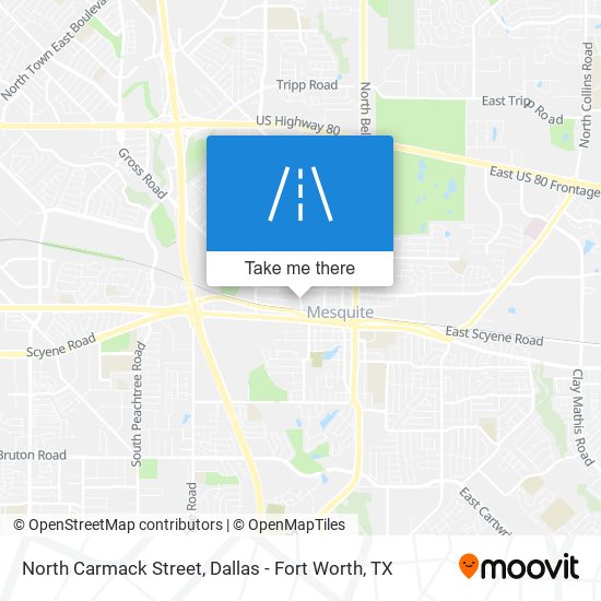 North Carmack Street map