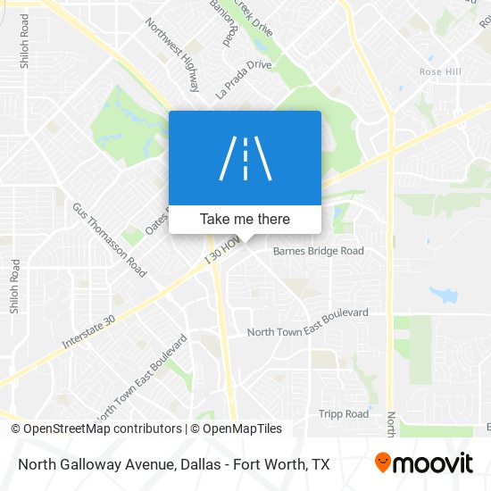 Mapa de North Galloway Avenue