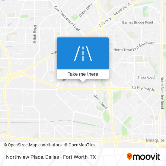 Northview Place map