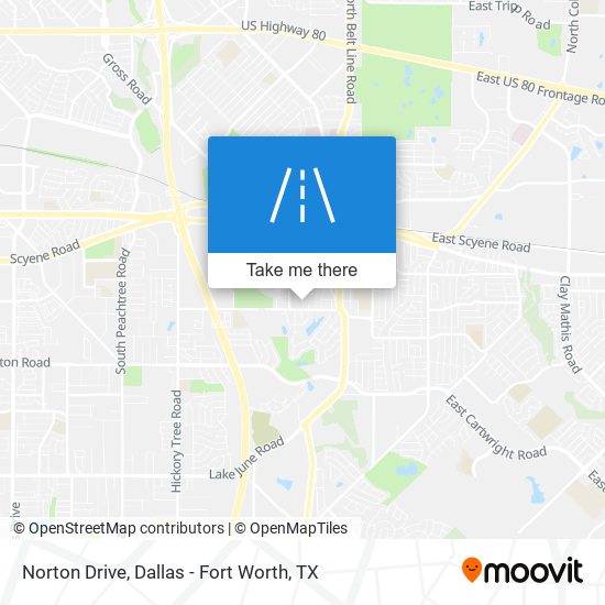 Mapa de Norton Drive