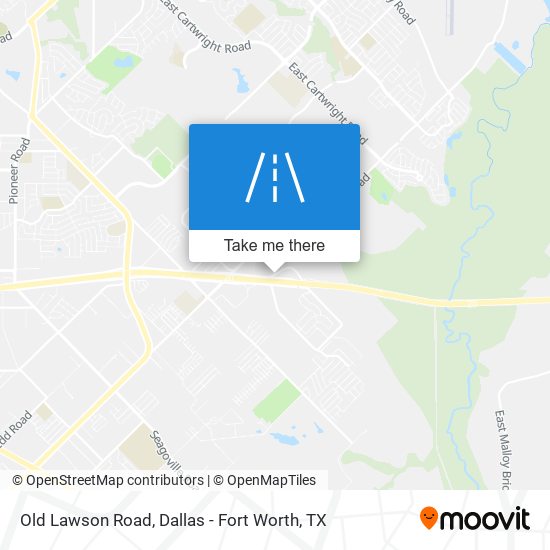 Old Lawson Road map