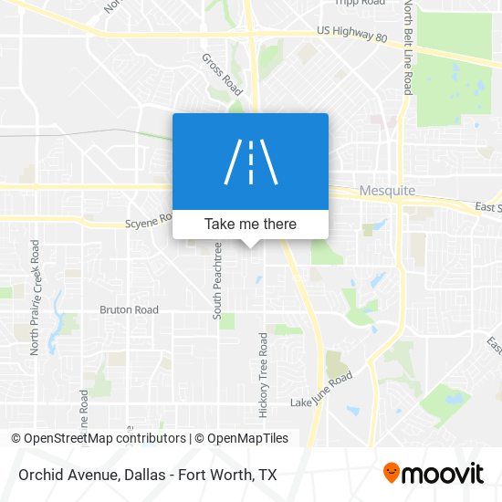 Orchid Avenue map