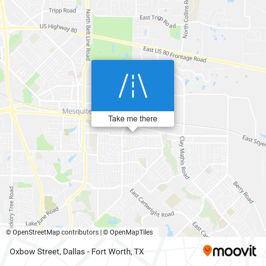 Mapa de Oxbow Street