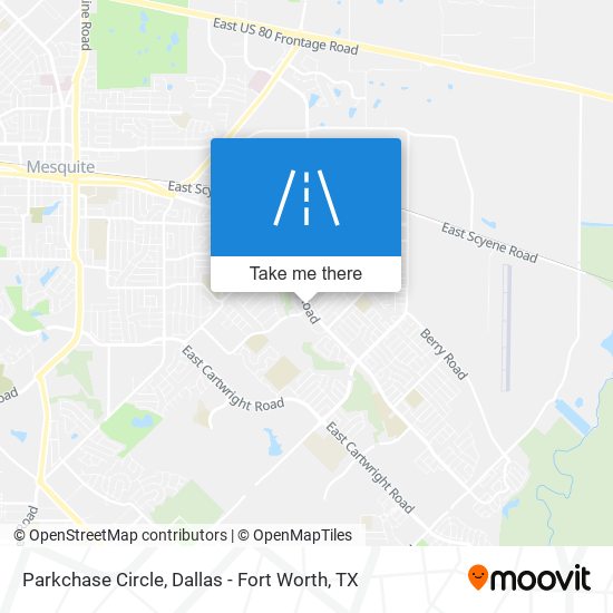 Parkchase Circle map