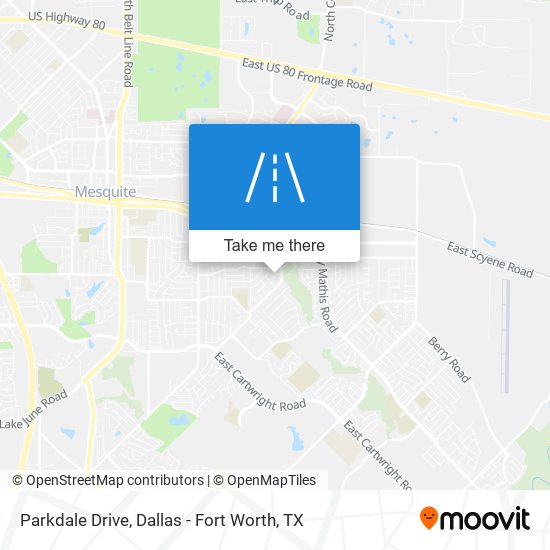 Parkdale Drive map